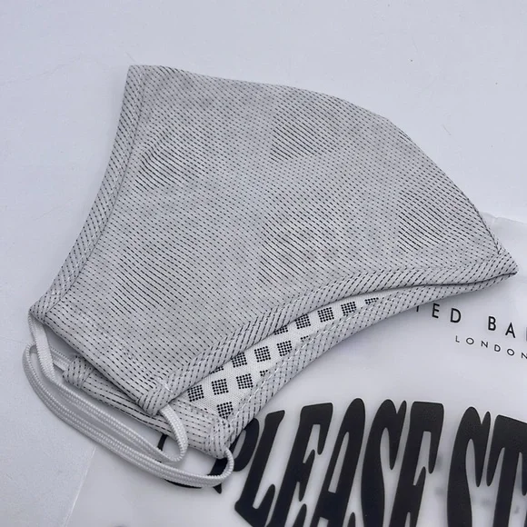 Ted Baker Gray Face Mask TED BAKER LONDON Reversible Reusable FACE MASK NWT - Picture 8 of 12
